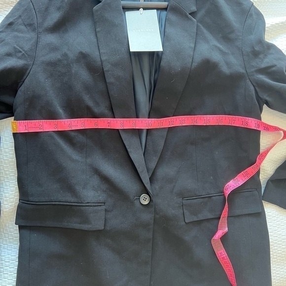Everlane Black One Button Blazer Size 2 - Picture 10 of 16